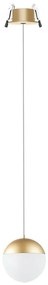 Pendul LED incastrabil design minimalist, KILDA auriu MA-8437