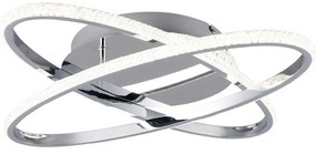 Plafonieră argintie LED Lane – Trio