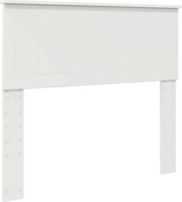 vidaXL Tăblie cap Alb 100 cm Lemn compozit