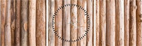 Tablou - Bambus (cu ceas) (90x30 cm)