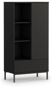 Dulap cu rafturi Quebec R70 (Negru mat). 1051860