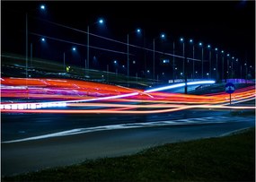 Tabloul orașului nocturn (70x50 cm)