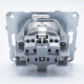Priza simpla cu impamantare, 16A, IP20, Argintiu, Panasonic Arkedia Slim \ Karre Plus