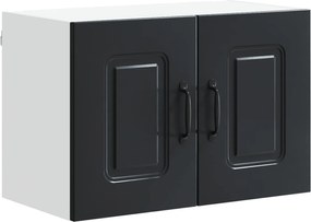 vidaXL Dulap de bucătărie Kalmar Negru 60 x 31 x 40 cm Lemn compozit