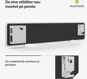 Blumfeldt Uscător de perete cu infraroșu DryWave, 50 W, usucă vopsele și tencuieli, montabil pe perete