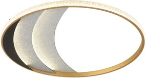 Globo 48493-40 - Plafonieră LED CONSTANCE LED/40W/230V, Ø 52 cm, auriu
