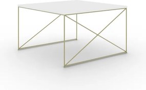 Masuta de cafea, Nelia, ADRK Furniture (Culoare: Auriu / Alb)