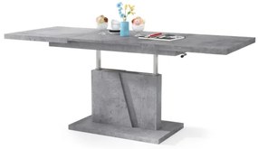 Măsuță de cafea pliabilă cu blat rabatabil NINO gri