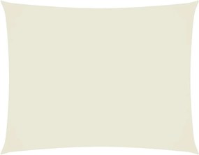 vidaXL Parasolar, crem, 2,5x3,5 m, țesătură oxford, dreptunghiular