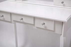 JAKS MASĂ DE TOALETĂ CU LED, TL07 ALBĂ