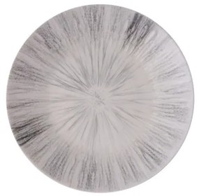 Set veselă 24 piese din porțelan, gri