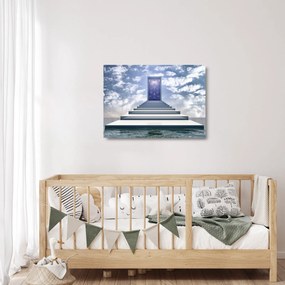 Tablou pe sticlă - Călătorie într-o altă dimensiune (70x50 cm)