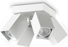 Plafoniera DYNAMITE PL4 SQUARE BIANCO