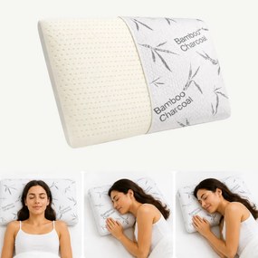 Perna ortopedica cervicala latex natural cu ventilatie AERO-SAN Latex