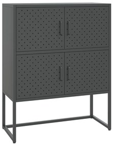 335882 vidaXL Dulap înalt, antracit, 80x35x100 cm, oțel
