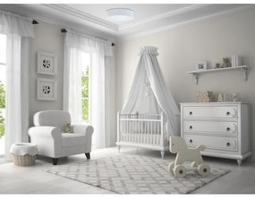 LED Plafonieră GALAXY KIDS 24W 230V alb/turcoaz cu steluțe