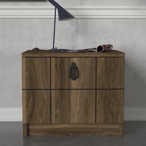 Noptieră Lost - Walnut