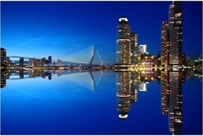 Tablou - Rotterdam nocturn (90x60 cm)