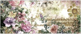 Tablou - Flori de design (120x50 cm)