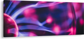 Tablou abstract mov (120x50 cm)