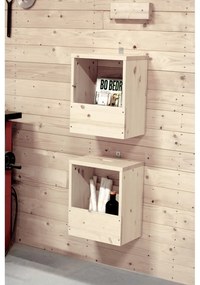 Noptieră în culoare naturală din lemn de pin Grab It – Karup Design