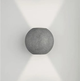 Aplica LED ambientala exterior IP65 SIMENTI Black Sandstone