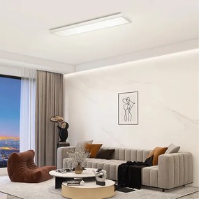 Brilagi-LED FRAME SMART corp de iluminat pentru baie, cu dimmer LED/50W/230V 120x30 IP44 + telecomandă