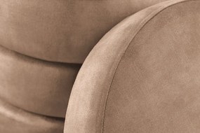 Bancheta cu spatiu de depozitare, Catifea Sampanie, VOQUE 50cm A-46688 VC