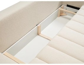 Canapea extensibilă DESIO, 3 locuri, bej