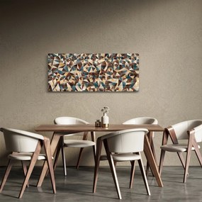 Tablou - Triunghiuri (120x50 cm)
