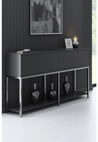Măsuță consolă Vibubi 1 (antracit + argintiu) . 1093375