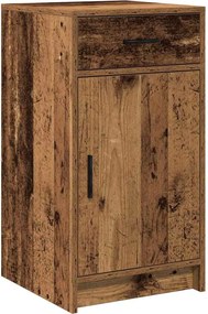 vidaXL Bufet cu sertar Lemn vechi 40 x 40.5 x 75 cm Lemn compozit