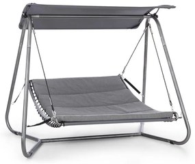 Garden Grove, swingbed, șezlong de grădină, cadru din oțel, poliester, antracit