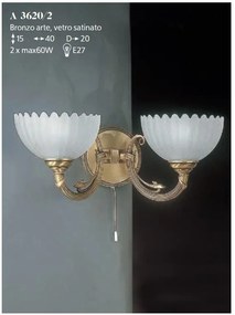 Aplica de perete design italian realizata manual 3620