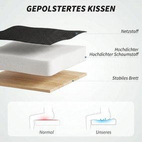HOMCOM Scaun Birou cu Înălțime Reglabilă, Brațe Rabatabile și Tetieră, Scaun Ergonomic 62x61x112-120 cm, Negru | Aosom Romania