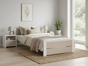 Pat IKAROS DOUBLE 80 x 200 cm casmir bej, SOMIERA LAMELE - SALTEA COCO MAXI 20 cm