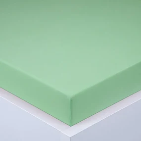 Cearşaf cu elastic jersey EXCLUSIVE verde deschis 160 x 200 cm