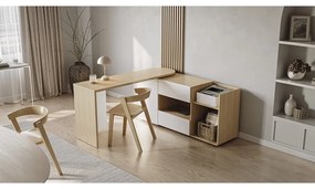 Birou cu blat cu aspect de lemn de stejar 48x159 cm Tango – TemaHome