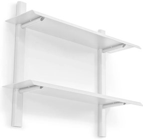 Raft alb etajat din metal 60 cm Hola – Spinder Design