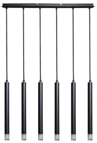 Lustră pe cablu Rabalux 72362 RAMIRA 6xG9/5W/230V negru