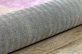 BAMBINO 42830 covor lavabil Balerina pentru copii anti-alunecare - roz