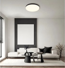 Plafoniera LED design circular MATTHEW negru