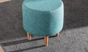 Taburet tapițat Liza - Turquoise