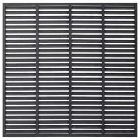 Gard tip oblon, gri, 180x180 cm, WPC 1, Gri, 180 x 180 cm