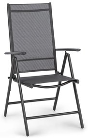 London Lite, scaun pliabil, 56,5 x 107 x 68 cm, ComfortMesh, aluminium