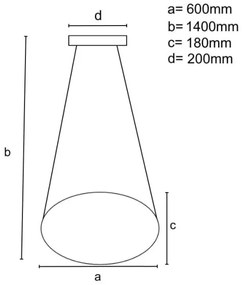Lustră LED dimabilă pe cablu LED/70W/230V 3000-6500K negru + telecomandă