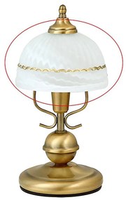 Abajur de rezervă din sticlă pentru lampă Rabalux 8812 FLOSSI E27