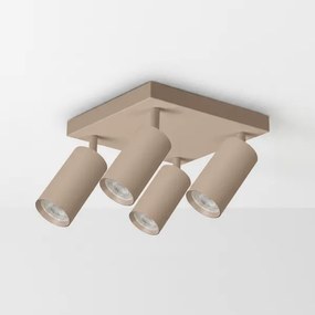 Brilagi - Spot LED RGBW dimabil SELE SQUARE 4xGU10/6,5W/230V bej