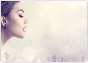 Tablou - Femeia cu lavandă (70x50 cm)