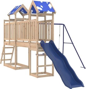 vidaXL Set de joacă pentru exterior, lemn masiv de pin